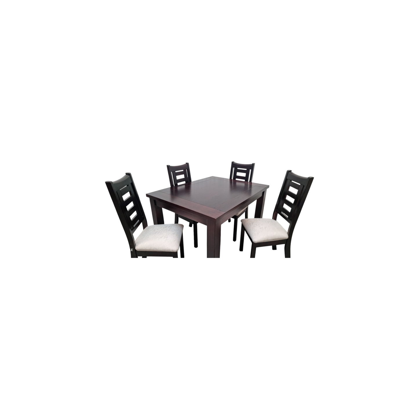 COMEDOR 4 SILLAS HAMBURGO CHOCOLATE