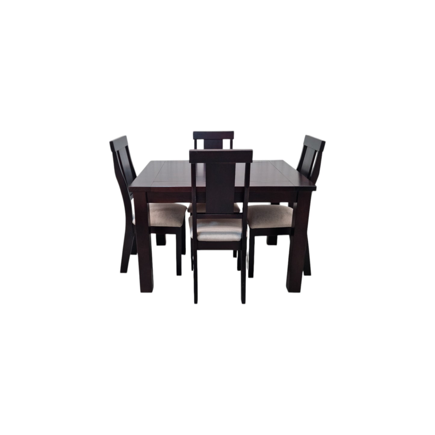 COMEDOR 4 SILLAS MUNICH CHOCOLATE